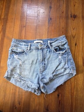 Eunina High Rise High Low Rolled Shortie